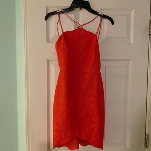 Red Lace cocktail dress by Topshop